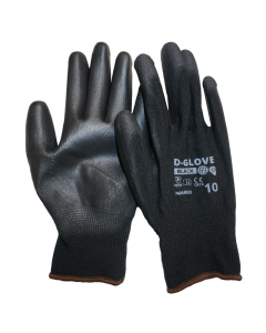 Dehaco D-Glove black handschoen met PU palm Cat.2